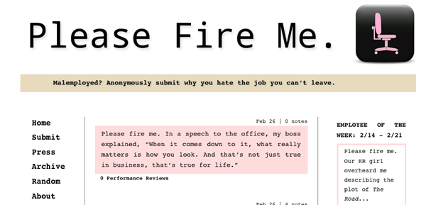 pleasefireme_website