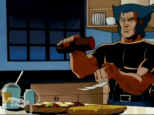 wolverine-cuts-salami
