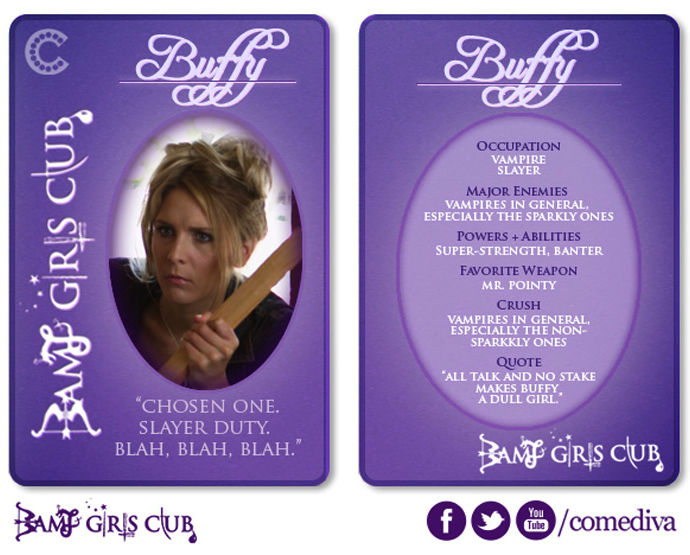 BAMF Girls Club Trading Card - Buffy