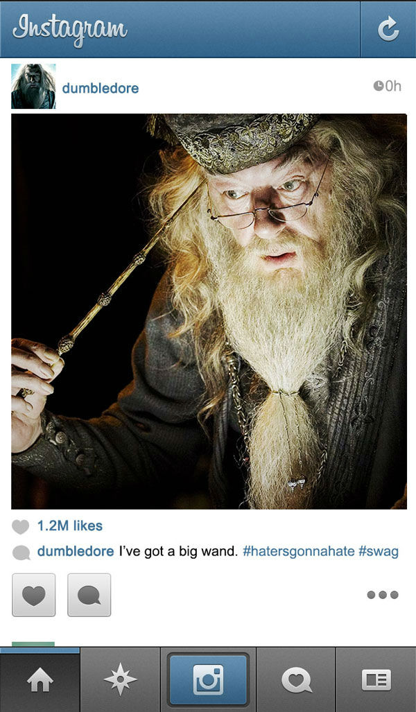 If Harry Potter Had Instagram - Dumbledore