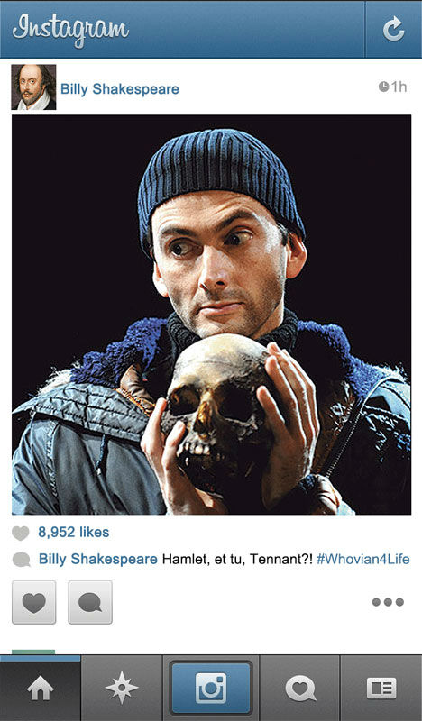 Shakespeare Tennant Instagram