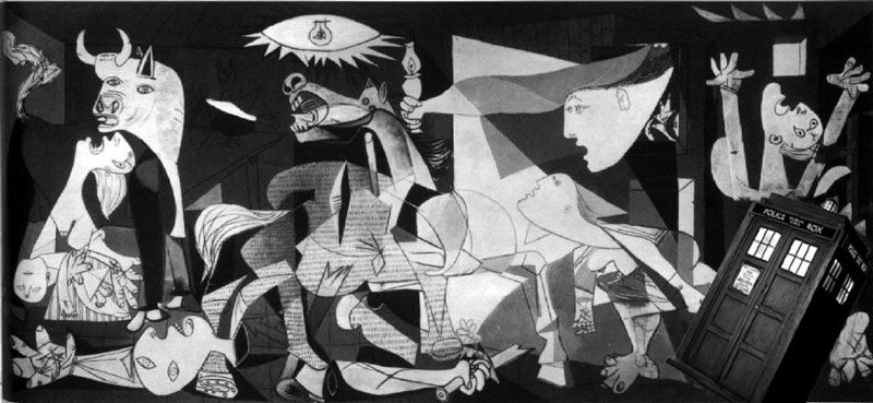 Doctor Who meets Guernica