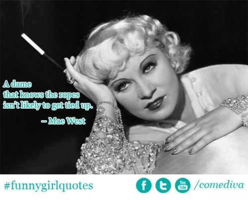 Mae West funnygirl teal