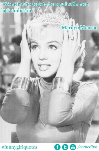 Marilyn Monroe funnygirl teal