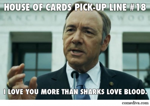 House of Cards Pick-Up Lines 18