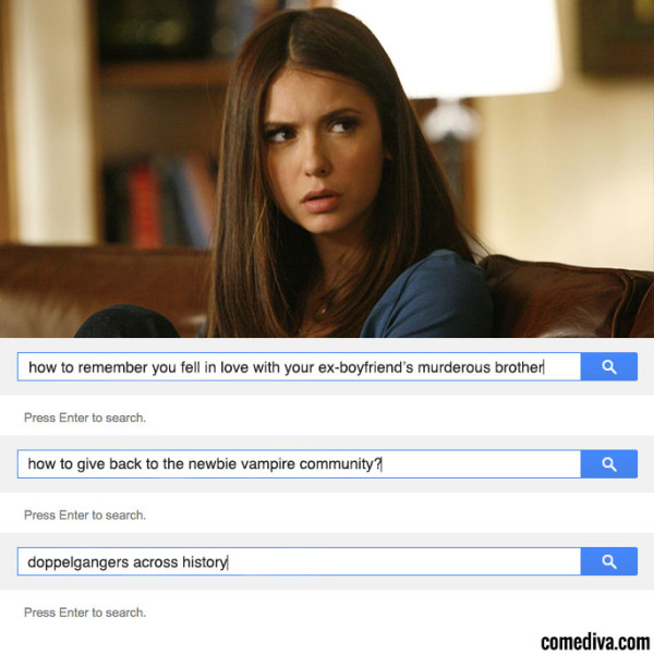 Vampire Diaries Search History